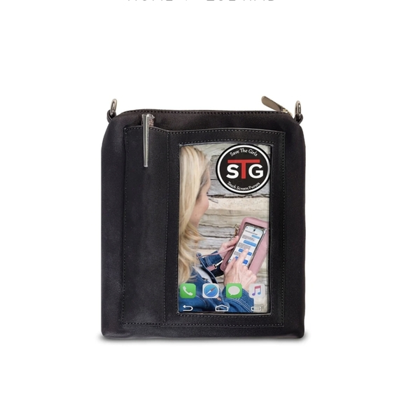 Save The Girls NWT Touch Screen Purse Black - Picture 3 of 8